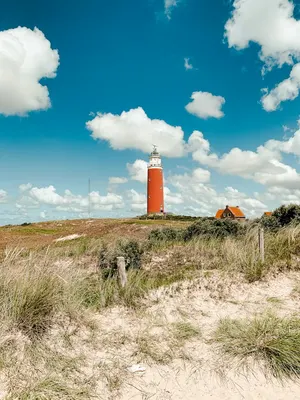 De vuurtoren van Texel
